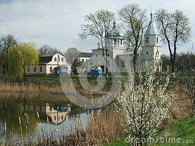 Priest S Country Estate And Church In The Village Andrusivka