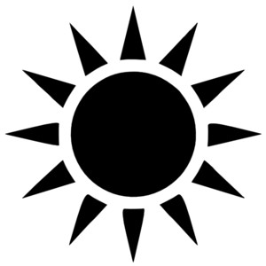 Sun Silhouette Clip Art   Clipart Best