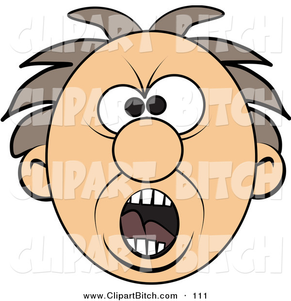 Cartoon Face Screaming Clip Art Http   Www Pic2fly Com Mad Face Clip
