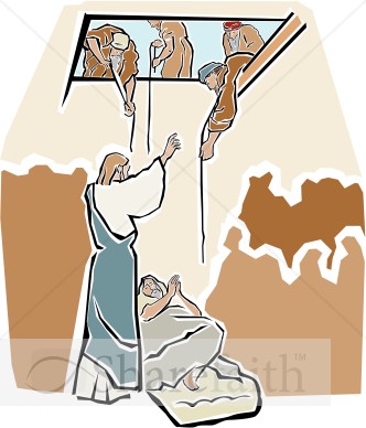Christ Healing The Paralytic   New Testament Clipart