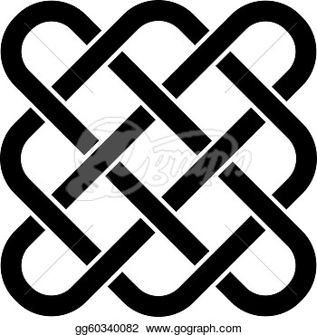 Clipart   Vector Endless Celtic Knot  Stock Illustration Gg60340082