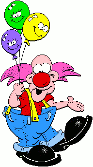 Clown W Balloons    Cartoon Clowns Clown W Balloons Png Html