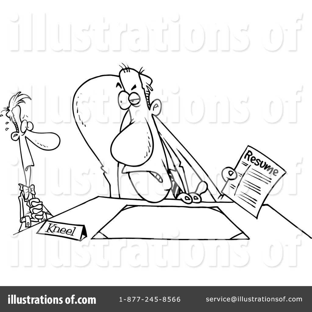 Interview Clipart  439305 By Ron Leishman   Royalty Free  Rf  Stock    