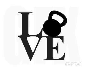 Love Decal  Choose Size   Color  Love Crossfit Decal   Love Fitness    
