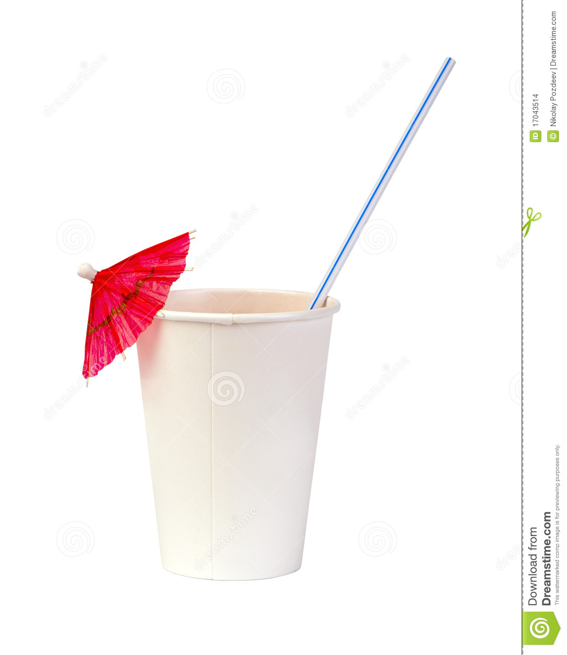Paper Straw Clipart Paper Cup With A Straw And