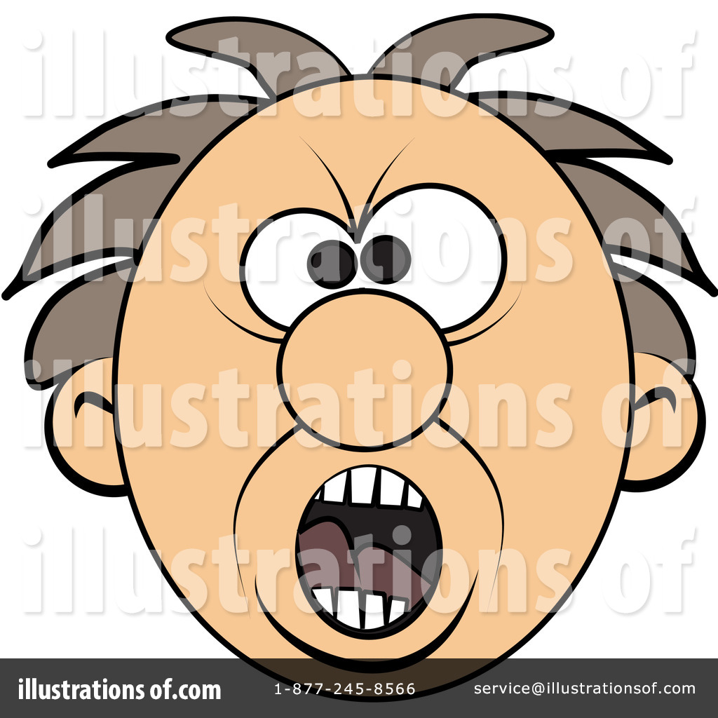 Royalty Free  Rf  Screaming Clipart Illustration By Dennis Cox   Stock