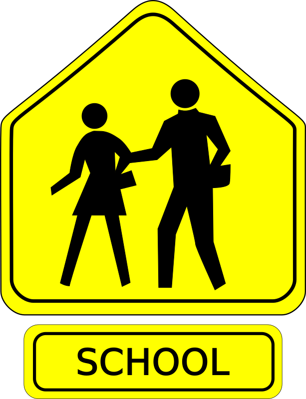 School Crossing Caution
