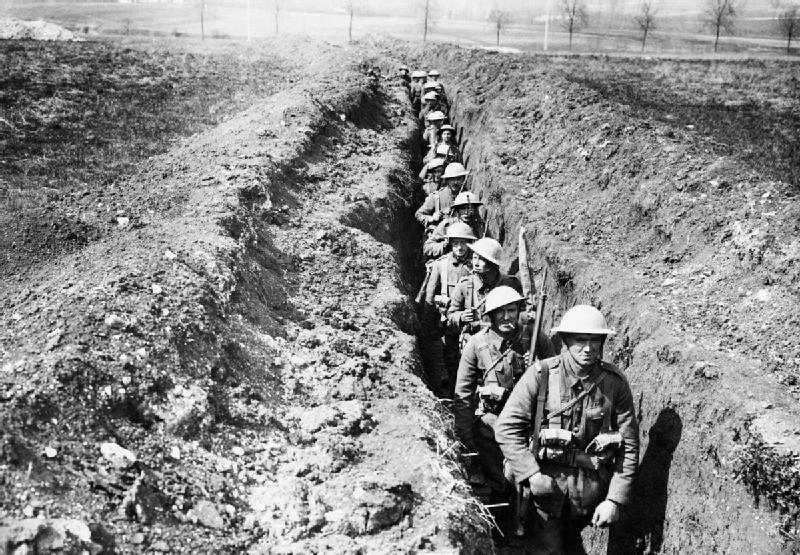 Trench Warfare Western Front Ww1
