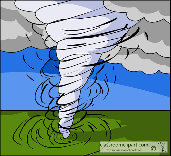 Weather   Tornado Funnel Cloud   Classroom Clipart