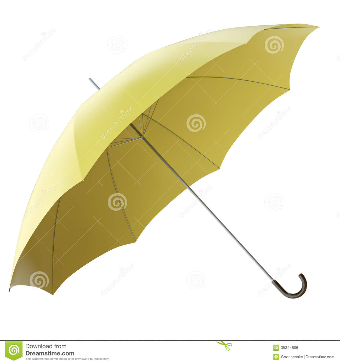 Yellow Umbrella Clipart Yellow Umbrella Royalty Free