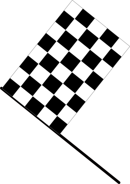 Checkered Flag Clip Art At Clker Com   Vector Clip Art Online Royalty    