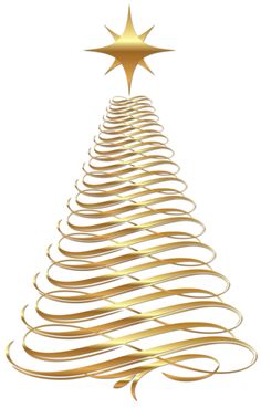 Christmas Gold Tree Clipart More Gold Christmas Tree Christmas