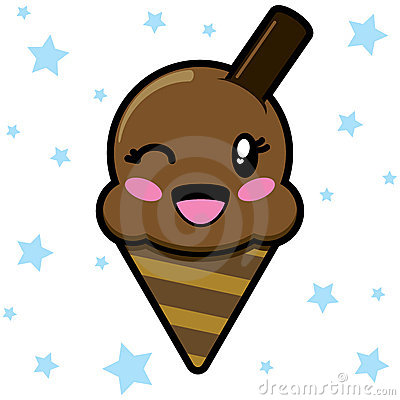 Cute Ice Cream Backgrounds Cute Chocolate Ice Cream Eps 15424855 Jpg