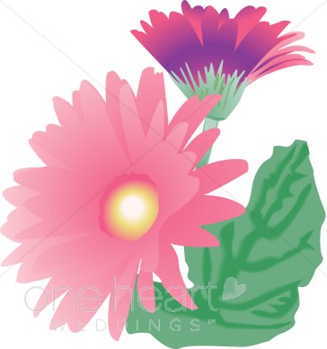 Flower Clipart Cheery Flower Clipart Pink Hydrangea Clipart Watercolor