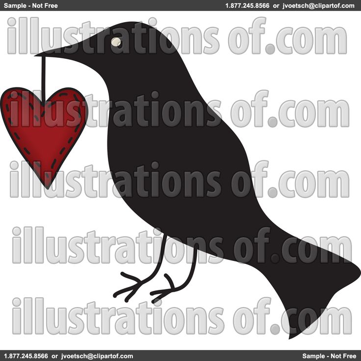 Free Primitive Clip Art   Royalty Free  Rf  Crow Clipart Illustration