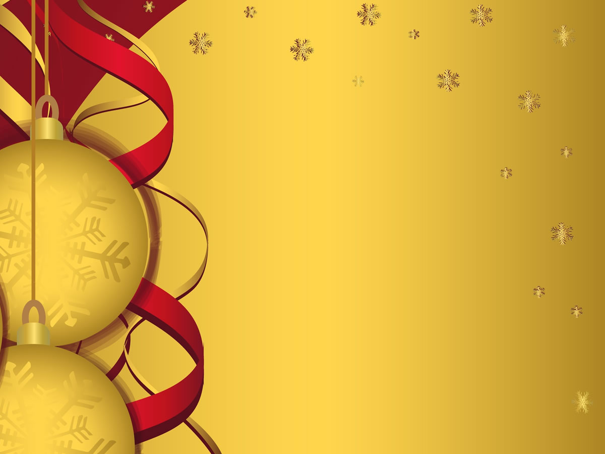 Gold Christmas Powerpoint Presentations