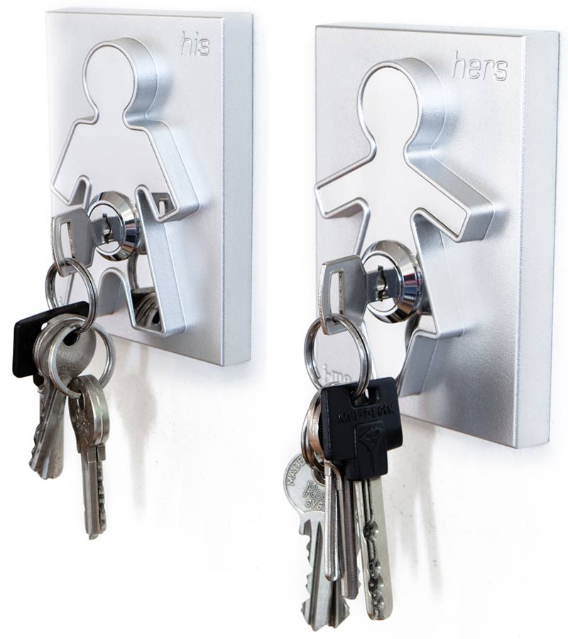 His   Hers Keyholders Help Stop You Mixing Up Your Keys