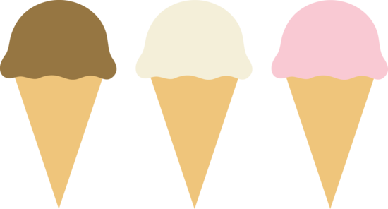 Ice Cream Clipart Ice Cream Cones Chocolate Vanilla Strawberry Png