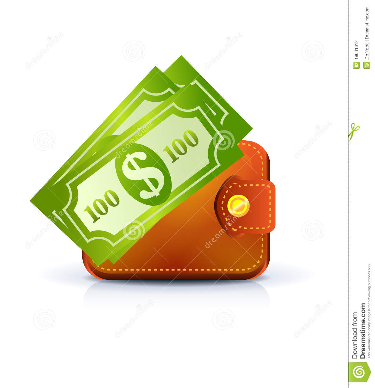 Leather Wallet Stock Photography   Image  19041612
