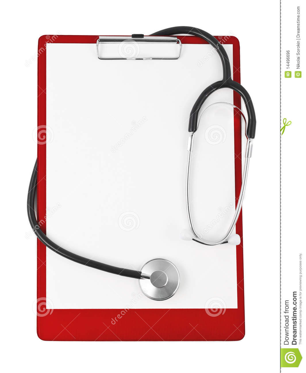 Medical Clipboard And Stethoscope Royalty Free Stock Image   Image