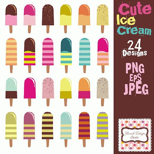 My Grafico  Cute Ice Cream Clipart