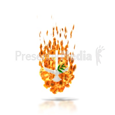 Pentecost Dove Fire   Signs And Symbols   Great Clipart For