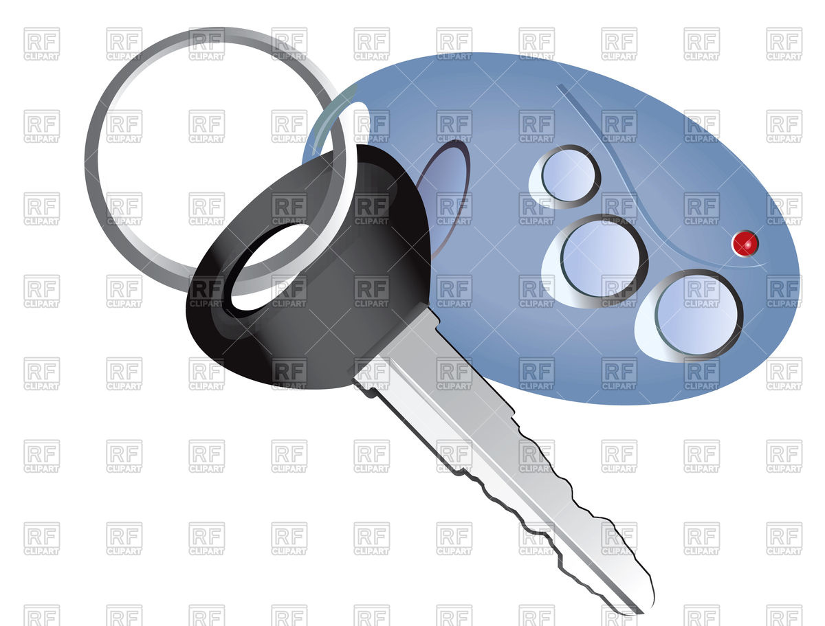 Remote Control Car Key 74056 Download Royalty Free Vector Clipart    