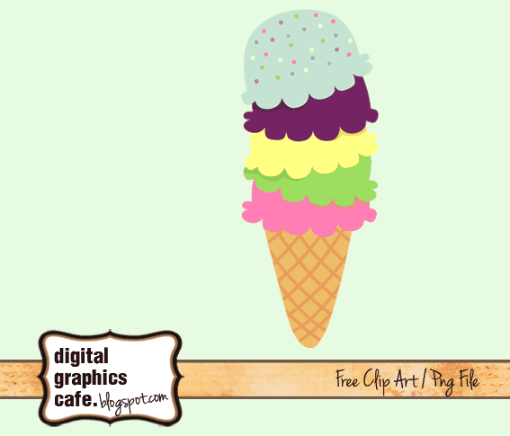 Sharing This Cute Ice Cream Clipart Graphics 