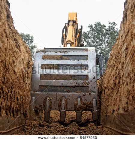 Trench Clipart Deep Trench   Stock Photo