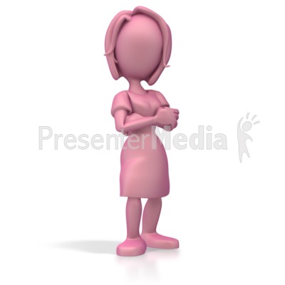 Woman Standing Proud   Business And Finance   Great Clipart For