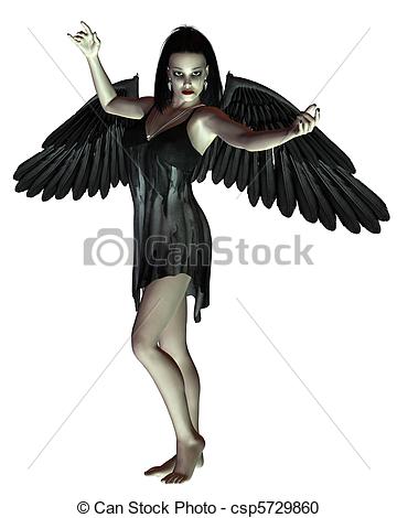 Angel Of Death    Csp5729860   Search Clipart Illustration Drawings