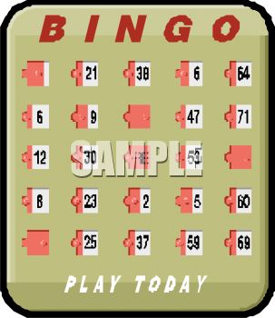 Animated Pics Of Bingo Clipart