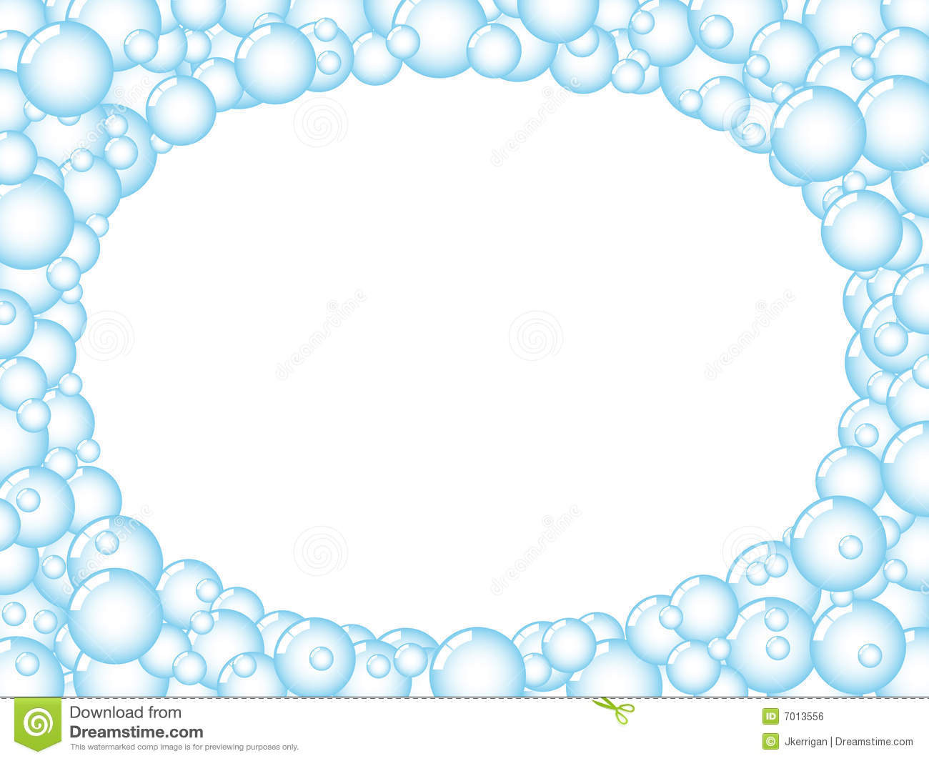 Bubble Border Clip Art
