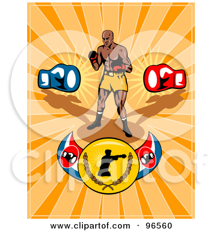 Free  Rf  Boxing Belt Clipart Illustrations Vector Graphics  1