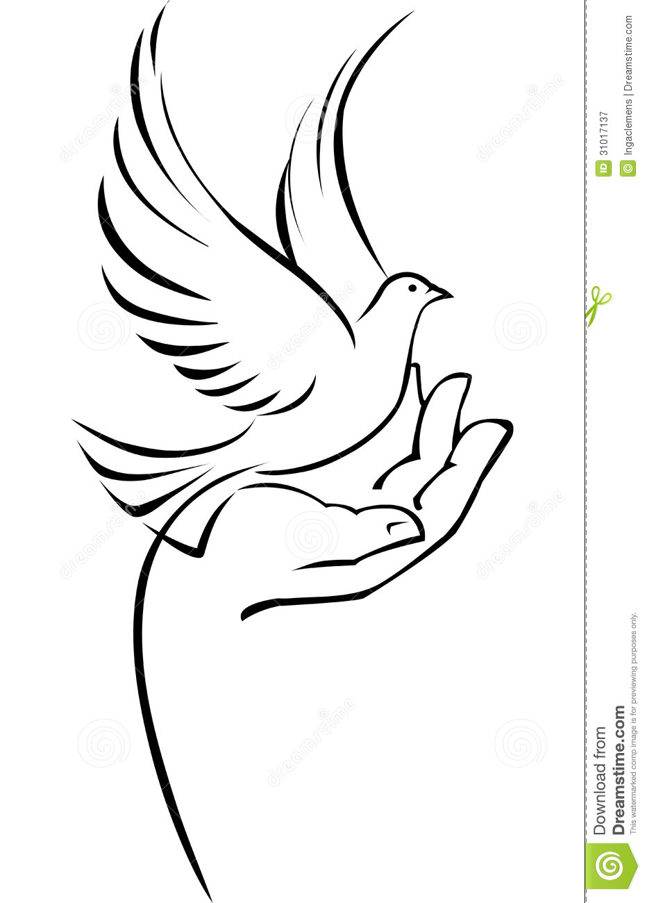 Hand Dove Dove On Hand