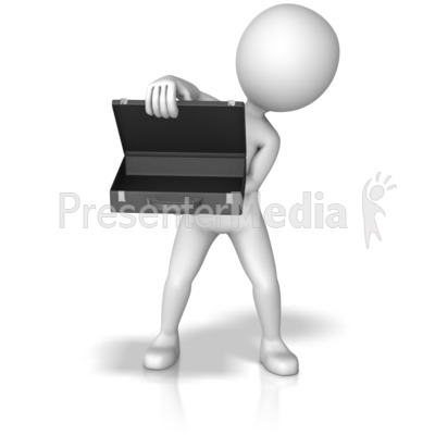 Holding Empty Briefcase Open   Presentation Clipart   Great Clipart    