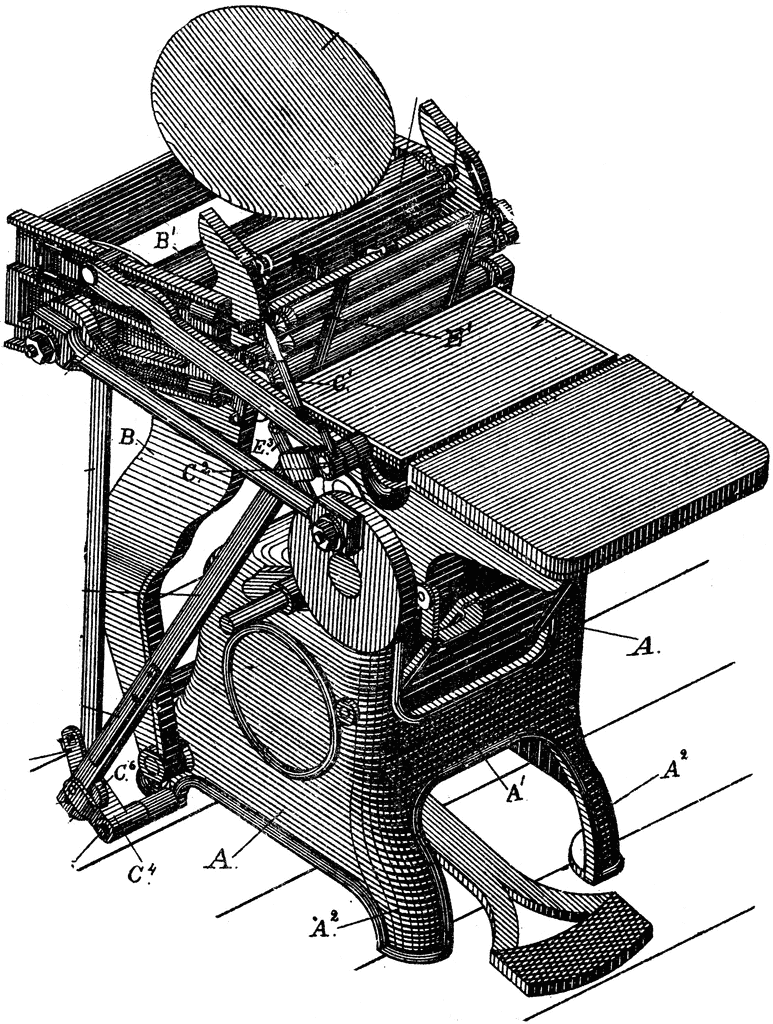 Printing Press   Clipart Etc