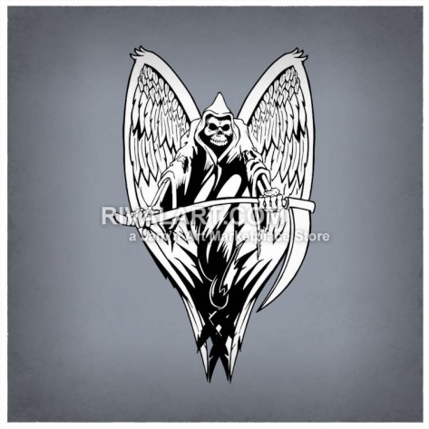 Vector Clipart Of An Angel Of Death