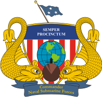 Vector Image Of U S  Navy Commander Naval Submarine Forces  Comsubfor    