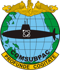 Vector Image Of U S  Navy Commander Submarine Force U S  Pacific    