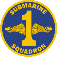 Vector Image Of U S  Navy Commander Submarine Squadron 1  Comsubron