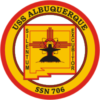 Vector Image Of U S  Navy Uss Albuquerque  Ssn 706  Submarine Emblem    