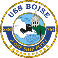 Vector Image Of U S  Navy Uss Boise  Ssn 764  Submarine Emblem