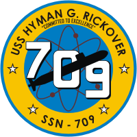 Vector Image Of U S  Navy Uss Hyman G  Rickover  Ssn 709  Submarine