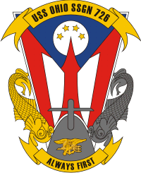 Vector Image Of U S  Navy Uss Ohio  Ssgn 726  Submarine Emblem    