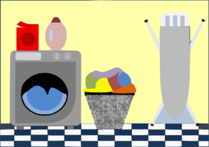 Cute Laundry Room Clip Art At Clker Com   Vector Clip Art Online    