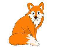 Cute Little Red Fox Clipart Hits 162 Size 93 Kb