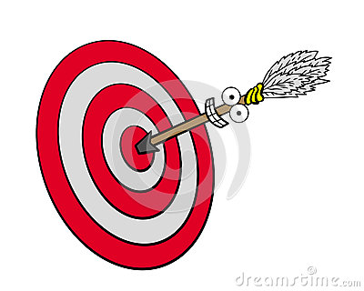 Hit The Target Royalty Free Stock Photo   Image  25700045
