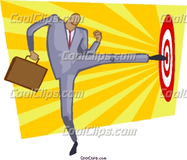 Hitting The Target Clipart