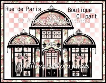 Home    Clip Art Singles    Rue De Paris Boutique Clipart